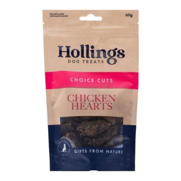 Picture of Hollings Choice Cuts Chicken Hearts 60g x 12