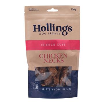 Picture of Hollings 100% Natural Chicken Necks 120g x 8