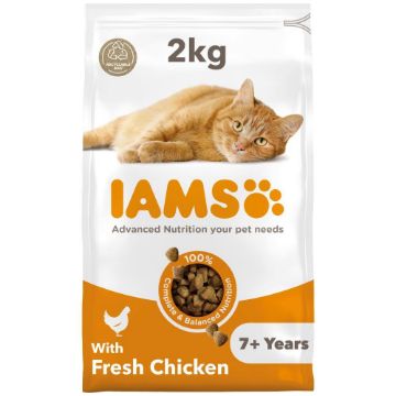 Picture of Iams Senior 7+ Cat Chicken 2kg