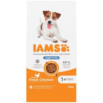 Picture of Iams Dog Light in Fat Chicken 12kg