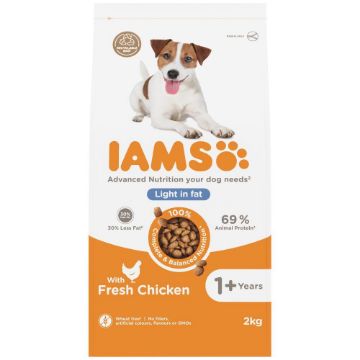 Picture of Iams Dog Light in Fat Chicken 2kg