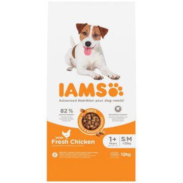 Picture of Iams Dog Small/Medium Chicken 12kg