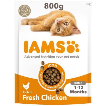 Picture of Iams Kitten Chicken 800g