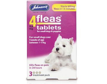 Picture of Johnson's 4-Fleas Small Dog & Puppy Flea Tablets 3 tab x 1