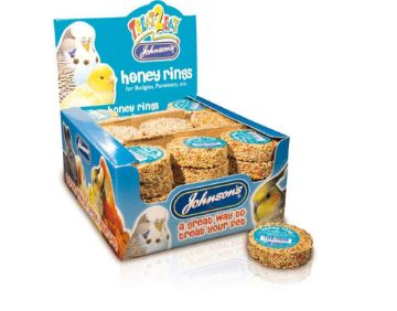 Picture of Johnson's Budgie & Parakeet Honey Rings x 45