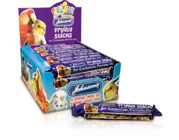 Picture of Johnson's Cockatiel & Parrot Fruity Sticks x 28
