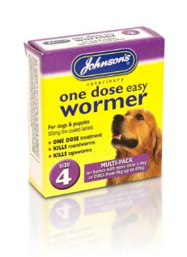 Picture of Johnson's One Dose Wormer (Size 4) X-Large x 3