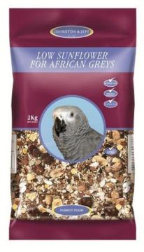 Picture of J&J African Grey Parrot (Low Sunflower) 2kg