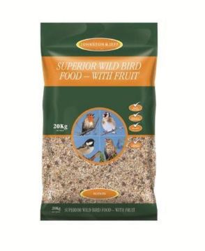 Picture of J&J Superior Wild Bird Mix with Fruit 20kg