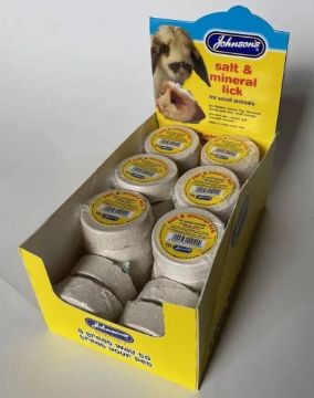 Picture of Johnson's Small Animal Salt & Mineral Lick 34g x 28