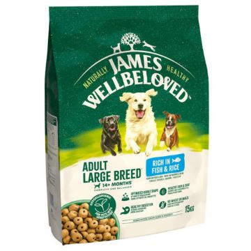 Picture of JWB Adult Dog Large Breed Fish & Rice 15kg