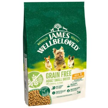 Picture of JWB Adult Dog Small Breed Grain Free Turkey & Veg 7.5kg