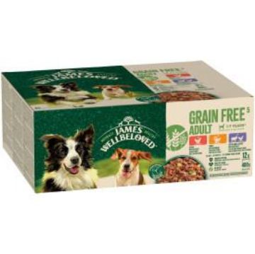 Picture of JWB Adult Dog Can Grain Free Variety 400g 12pk 