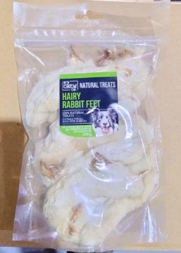 Picture of K9 Chew Co. Hairy Rabbit Feet 200g x 1