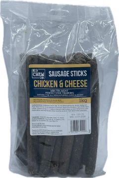 Picture of K9 Chew Co. Sausage Sticks Chicken & Cheese 1kg