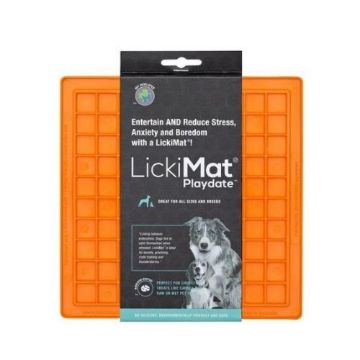 Picture of LickiMat Playdate Orange x 1