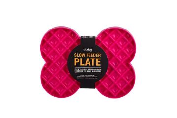 Picture of Lickimat Slodog Slow Feeder Plate Pink x 1