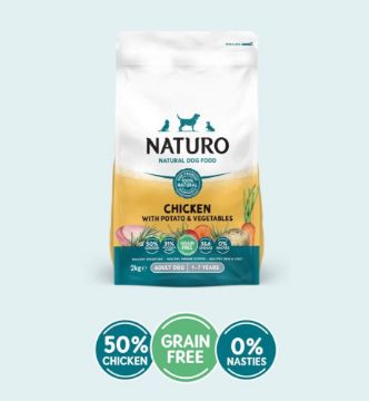 Picture of Naturo Adult Dog Complete Chicken, Potato & Veg 2kg x 1