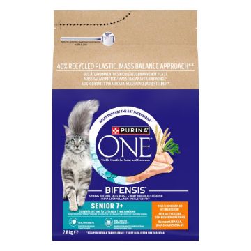 Picture of Purina One Cat Senior 7+ Chicken & Whole Grains 2.8kg x 1