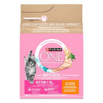 Picture of Purina One Kitten Chicken & Whole Grains 2.8kg x 1