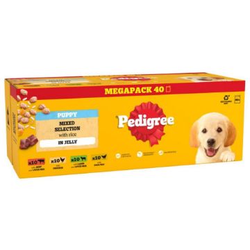 Picture of Pedigree Pouch Puppy Mixed Selection in Jelly 100g x 40pk