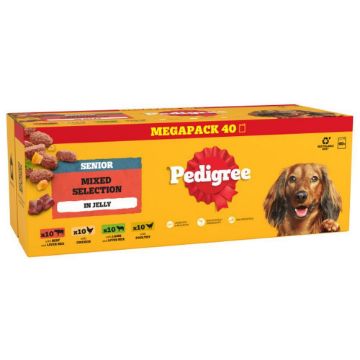 Picture of Pedigree Pouch Senior Mixed Selection in Jelly 100g x 40pk