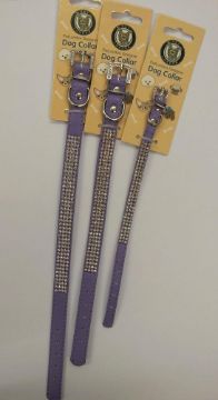 Picture of Pet London Dog Collar Quad Lilac Small x 1