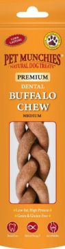 Picture of Pet Munchies Dog Buffalo Chews Medium x 8