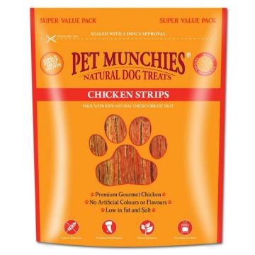 Picture of Pet Munchies Dog Treats Chicken Strips 320g x 3