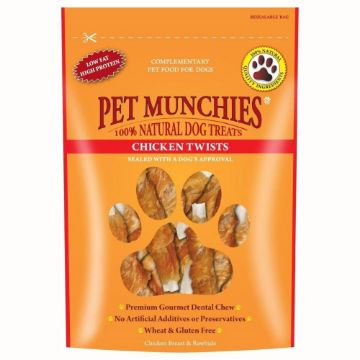 Picture of Pet Munchies Dog Treats Chicken Twists 290g x 3