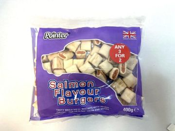 Picture of Pointer Salmon Flavour Burgers 400g x 6