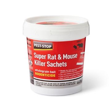 Picture of Pest-Stop Super Rat & Mouse Killer Sachets Wholegrain Bait 25g 6pk x 1