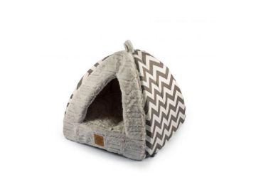 Picture of Ancol Cat Pyramid Plush Grey  x 1