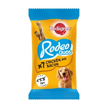 Picture of Pedigree Rodeo Duos Chicken & Bacon 7 Stick 123g x 10