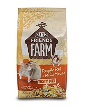 Picture of Tiny Friends Farm Reggie Rat & Mini Mouse Food 850g x 6