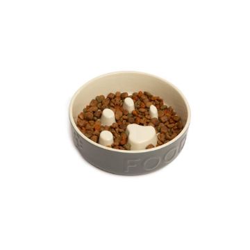 Picture of Scruffs Classic Slow Feeder Dog Bowl 16cm Grey x 1