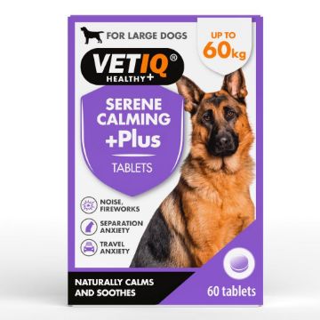 Picture of VETIQ Serene Calming Plus Tablets - for Large Dogs 60 Tab x 1