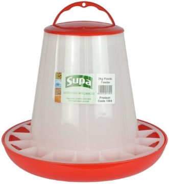 Picture of Supa Red & White Poultry Feeder 3kg x 3