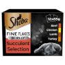 Picture of Sheba Pouch Fine Flakes Succulent Collection in Jelly 85g 12-Pack x 4