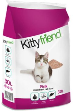Picture of Kittyfriend Pink Cat Litter 30 Litre