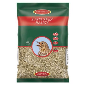 Picture of J&J Sunflower Hearts 4kg x 1 