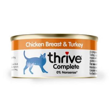 Picture of Thrive Cat Can Chicken Breast & Turkey 75g x 12