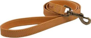 Picture of Ancol Timberwolf Leather Lead Mustard 50kg 19mm x 40"/100cm x 1