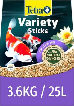 Picture of Tetra Pond Variety Sticks 25 Litre / 3600g x 1