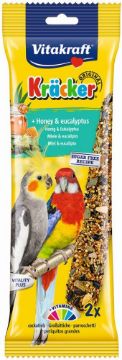 Picture of Vitakraft Australian Cockatiel Honey & Eukalyptus Kracker 180g x 5