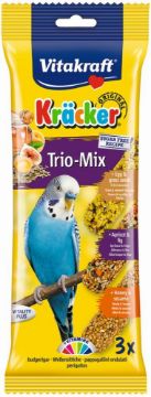 Picture of Vitakraft Budgie Trio Kracker Honey & Sesame / Egg & Grass Seeds / Apricot & Fig x 7