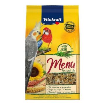 Picture of Vitakraft Cockatiel Menu 1kg x 5