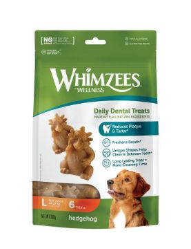 Picture of Whimzees Hedgehog Chew Large 6pk x 1
