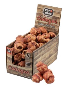Picture of Zero Hide Collagen Salmon Mini Knots 1.6kg (app 32pc) x 1