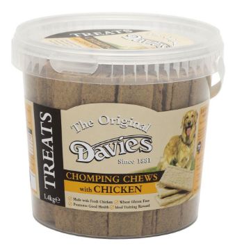 Picture of Davies Chomping Chews Chicken 1.4kg Tub x 1